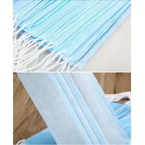 Surgical Disposable Earloop Face Mask 3 Ply Surgical Face Mask Dust Proof