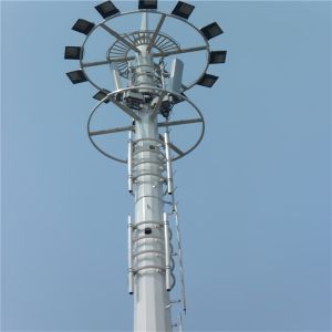 China Communication Broadcasting Telecommunication Monopole Antenna Tower ASTM A123/ ISO 1461 wholesale