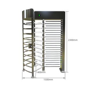 China Construction Site Security Turnstiles , Custom Full Body Turnstile ISO Approved on sale