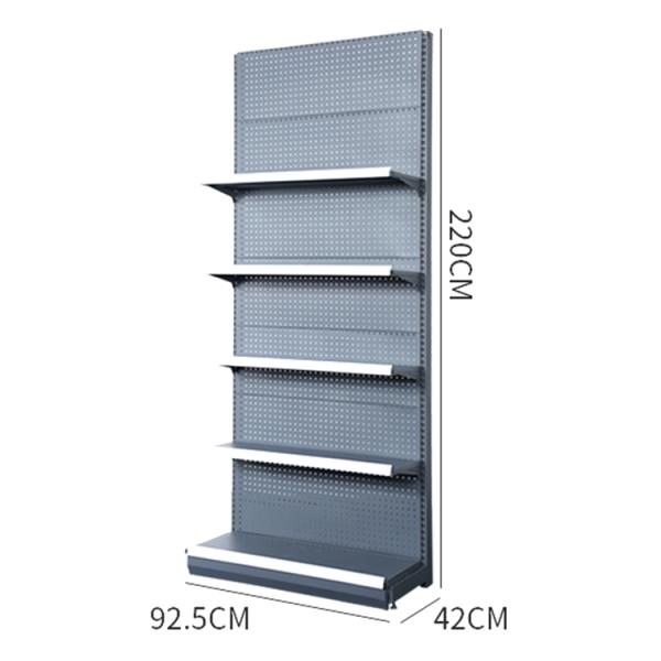 Metal Free Standing Pegboard Display Supermarket For Snacks