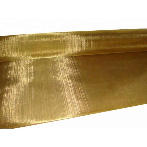 Non Magnetic 600mm Width 250mesh Copper Woven Wire Mesh For Computer Room