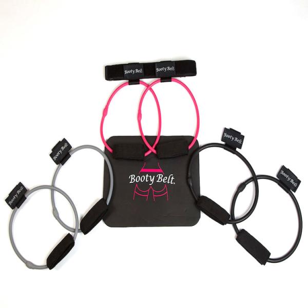 Nonslip elastic exercise bands with handles , Latex fitness insanity resistance
