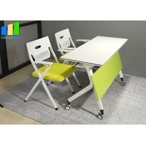 Office Furniture Partitions Folding Desk Foldable Training Table Stackable