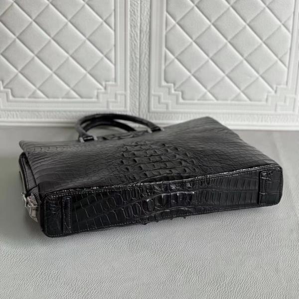 Authentic Crocodile Skin Businessmen Passcode Briefcase Genuine Alligator Leather Male Large Totes Top-handle Handbag