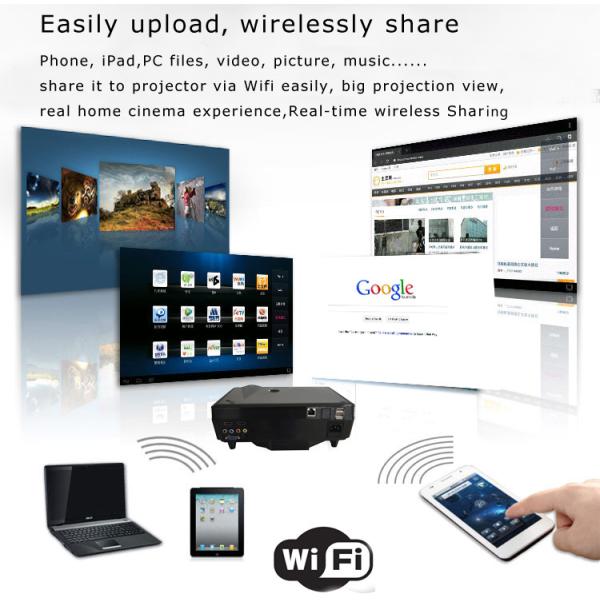 Multimedia Projector Full HD LED Android 4.0 HDMI USB SD for home theater system