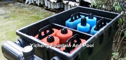 UV Lamp Filtration System , Construction Biological Fish Pond Filters
