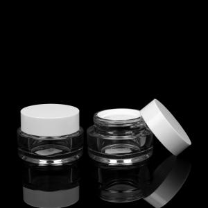 China 50ml PETG Heavy Wall Cream Jars Cosmetic Packaging Lotion Jars With Lids on sale