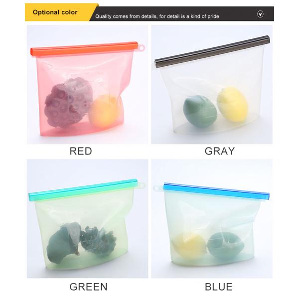 500ml 1000ml 1500ml Heat Resistant Silicone Food Storage Bags