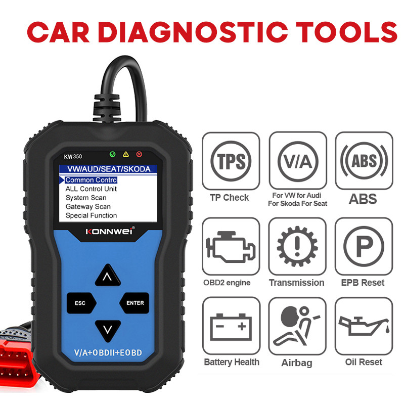 China Multi-Language 2inch Screen Full system Auto Diagnostic Scanner for vW AUDI wholesale