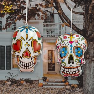 Buy cheap Softball Fans' Must-Have Inflatable Halloween Sugar Skull Decoration For Yard from wholesalers