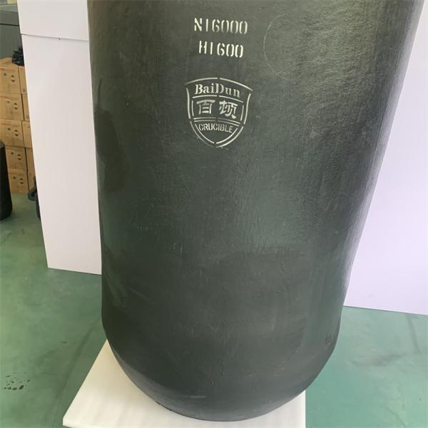 2.21-2.25g/cm3 Induction Furnace Crucible Melt Metal Vessel Thermal Shock Resistant