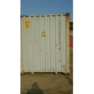 China White Steel Old 20GP Used Freight Containers Strong And Durable wholesale