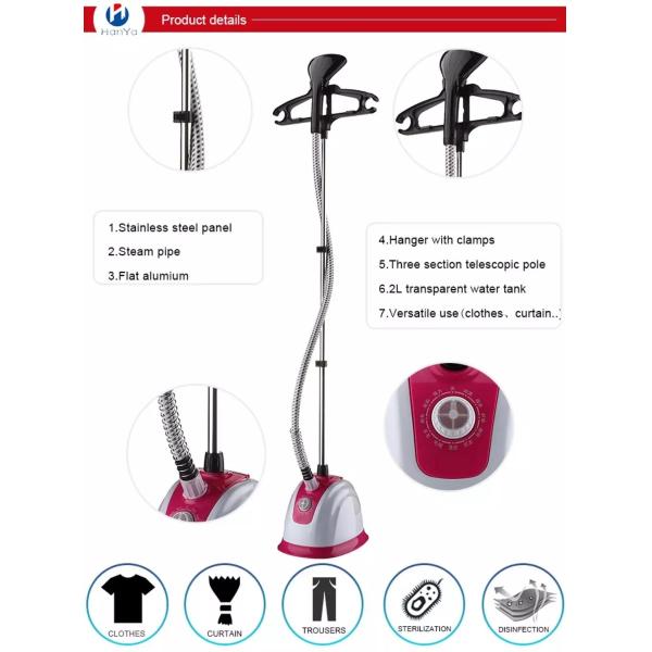 Quick Heat Up Portable Garment Steamer ABS Material Ironing For Curtains