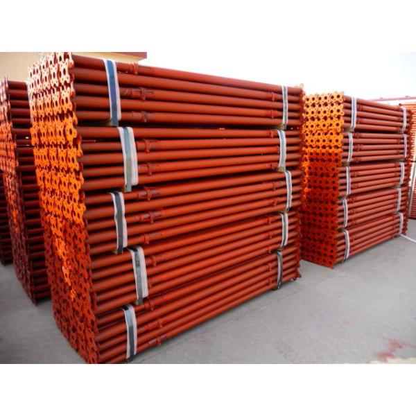 Red painted adjustable scaffolding prop post shore mild steel shoring prop 3.5m