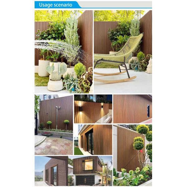 100% Raw Material Plastic Wpc Cladding Wall Panel Glossy Surface Exterior Composite Wpc Wall Panel Popular