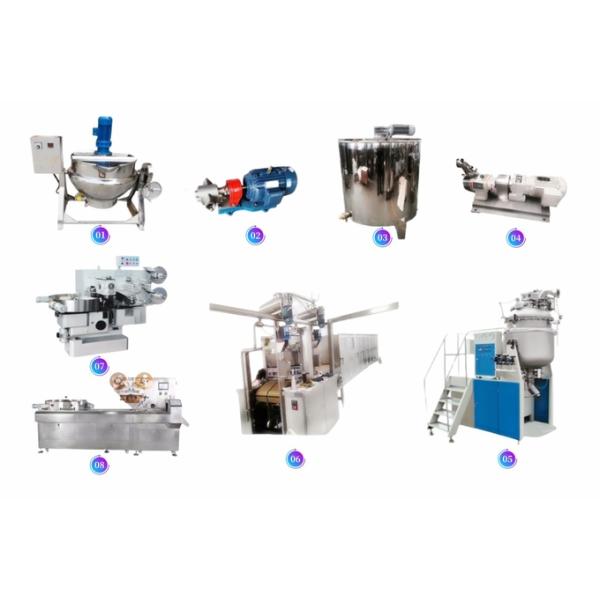 PD150 Toffee Candy Production Machine Line Equipment, Center Filled Toffee Candy Sweet Manufacturing Machine Line 0