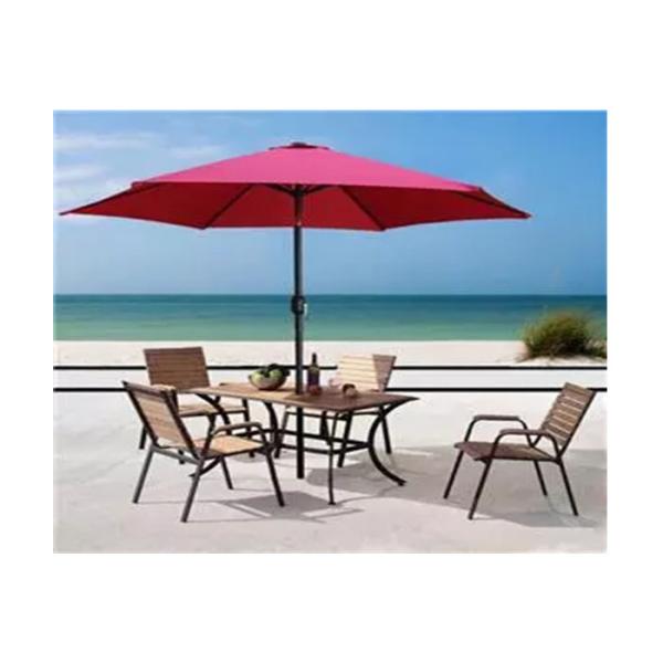 Big Straw Large Outdoor Patio Umbrella private logo Easy Open Folding