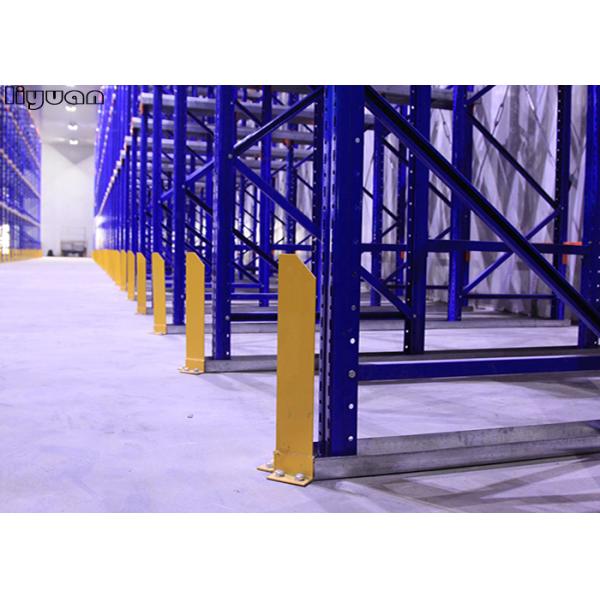 Pitch 75mm Drive In Drive Through Racking System , Drive In Warehouse Racking