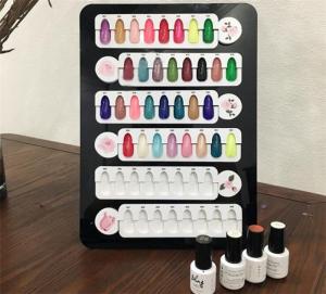 China Mosaic Manicure Nails Color Card Display Board Accessory For Acrylic Nail Gel Polish Display Book wholesale