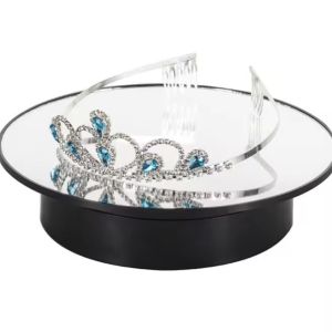 China 205mm Two Speed Rotating Photography Stand Electric Turntable Display Stand wholesale