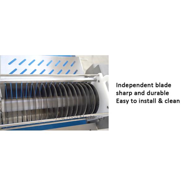 Fresh Meat Strips Cube Cutting Machine With Conveyor 500mm Feeding Width