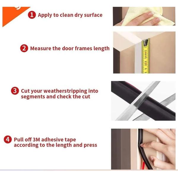 Custom EPDM Rubber Seal OEM Extruded Molding Cutting Services Included