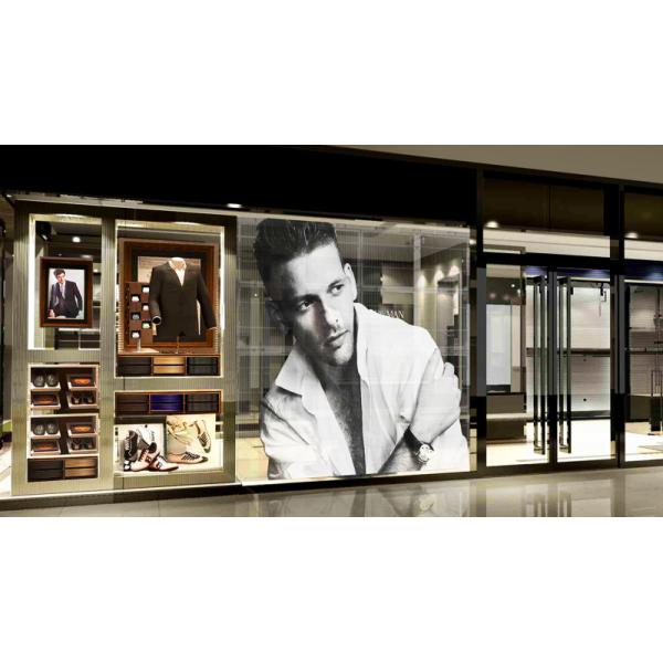 P3.9-7.8 Outdoor Transparent LED Display Super Thin Full Color For Retail Store