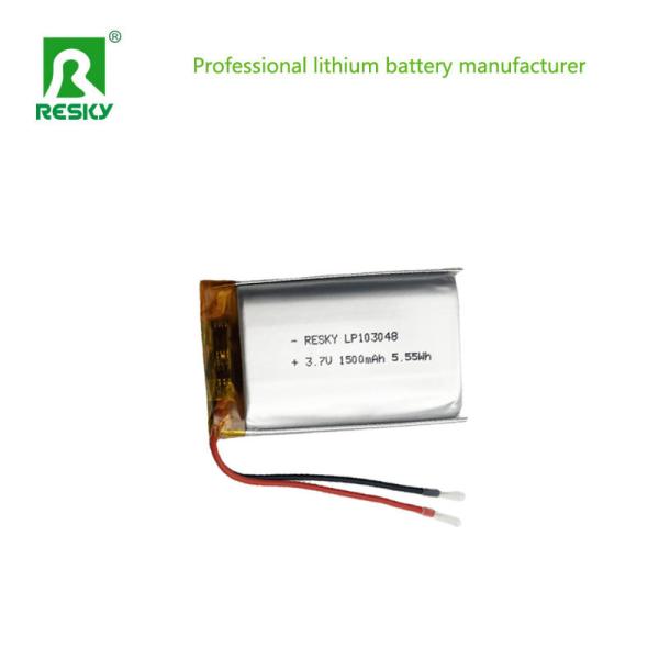 Lithium Polymer Battery Cell 3.7V 1500mAh 103048 For Digital Device