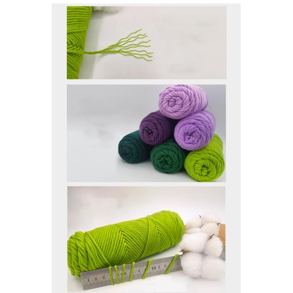 Recycled Crochet Milk Invisible Knot Yarn Anti Bacteria Moistureproof