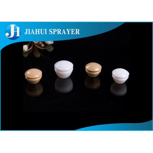 Empty Eye Cream Plastic Cosmetic Containers Round Colorful With Refillable Function