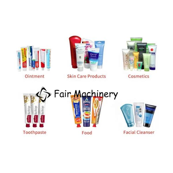 0.2CBM/min 1PH Tube Filling Sealing Machine Soft Plastic Ointment 20pcs/min