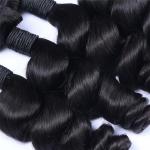 Natural Color Loose Wave Hair Malaysian Virgin Hair Extensions Full Cuticle