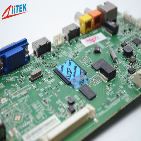 3.0w/Mk High Effective Silicone Cpu Pad Blue Color For Power Supply