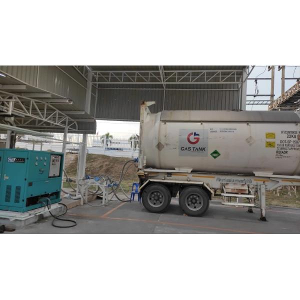 Hydrocarbon Refrigerant ISO Tank Recovery Recharge Machine R290 R600 Recovery Machine 25HP ISO Tank Recovery Unit