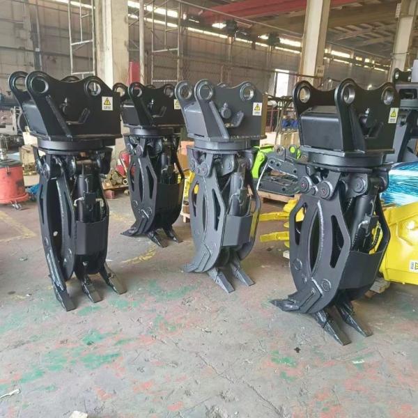 Excavator scrap steel rock Grab Multi Function Stone Demolition Grapple For Kobelco Excavator