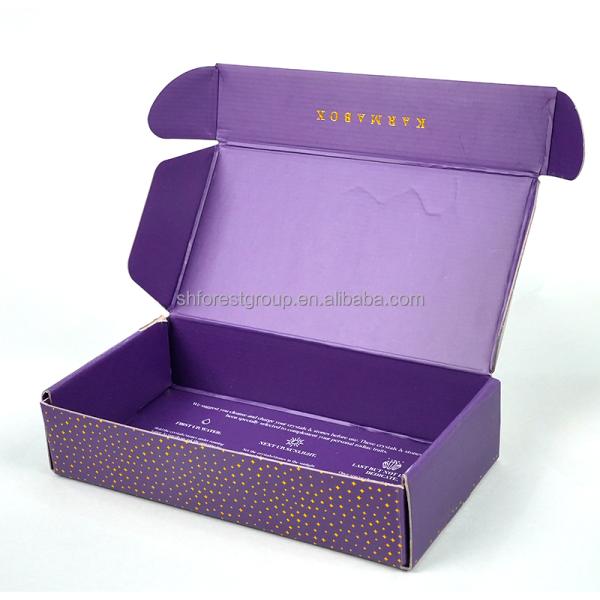 Custom Size Rigid Hair Extension Packaging Box With Logo Printing