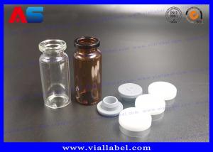 China 10ML Bio CMYK Printing Pharmacy Glass Bottles With Lids ISO19001-2008 Approved wholesale