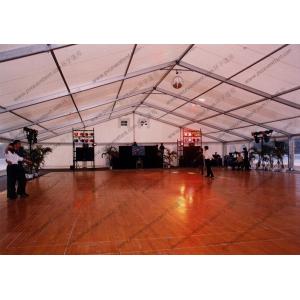 China Polygon Aluminum Frame Outdoor Event Tent , Outside Party Tents With Glass Door on sale