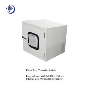 China Powder Coated Steel Pass Box For Passing Goods To Clean Room 600x600x600mm wholesale