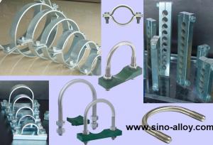 China Stainless steel pipe clamps /Stainless flat steel pipe clamps according to DIN 3567-B wholesale