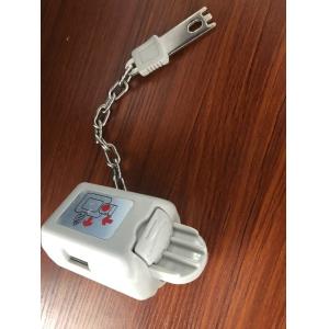 Plastic Customized Trolley Coin Lock For Supermarket