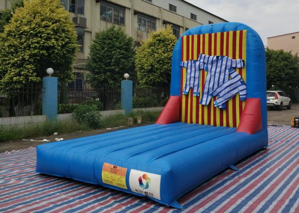 Quality Commercial Standard Inflatable Sticky Velcro Wall Games For Party for sale