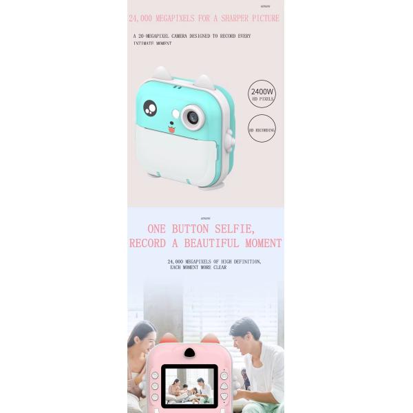 Children 1080P HD Digital Camera Toys Instant Print for Kids Thermal Print Camera Instant Print Photo Video With 32G Memory Card