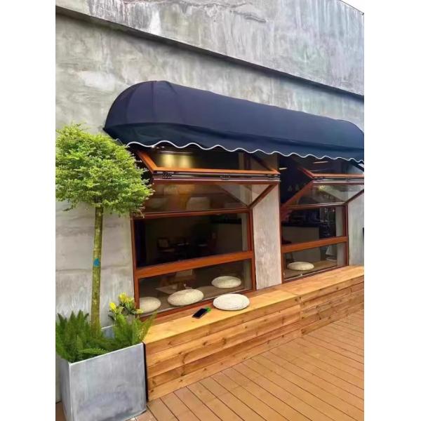Aluminium Folding Window Organ Horizontal Folding Window Tempered Glass Sliding Folding Window
