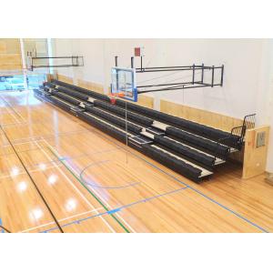 China Elevated Retractable Bleacher Seating Polymer Bench For Event Center wholesale