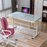 Custom Promotion Middle Height Adjustable Writing Table with Rustic Brown