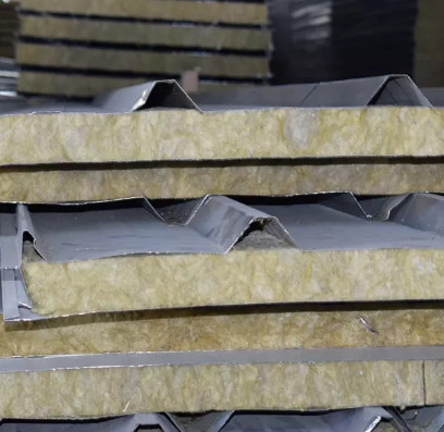 Composite Panels Rockwool Insulation Board Roof Ceiling 40-120kg/m3