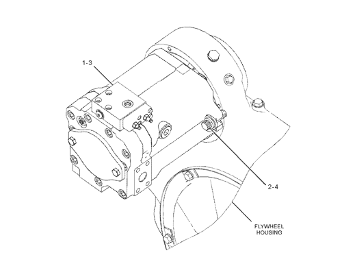 2221153 PUMP & MOUNTING GP Parts scheme