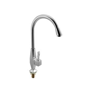 China SUS201 Sink Single Handle Faucets With Chrome Plated Finishing wholesale