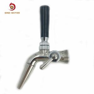 China 18/8 Stainless Steel Beer Keg Faucets With Flow Control wholesale